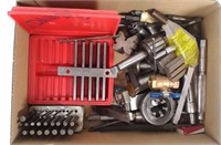 Assorted Milling Tools, Files, Relief Valves