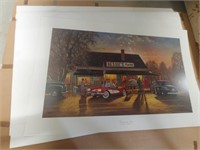 (2) Dave Barnhouse "Hometown Hero" Prints