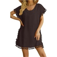 1X  Sz 1X FIUFY Womens Chiffon Swimsuit Cover-ups