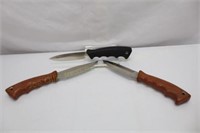 Coleman Western 9 ½”, Blade 4 ¾” & (2) Coleman