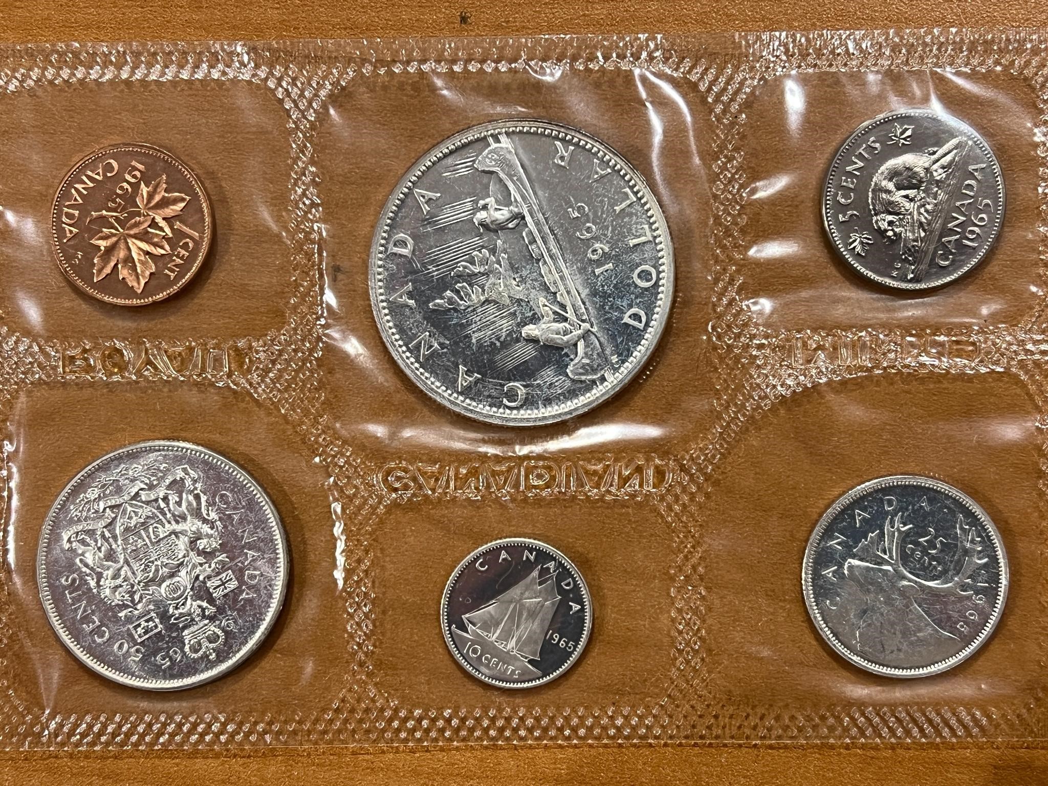1965 Cdn Proof Like Silver Coin Set