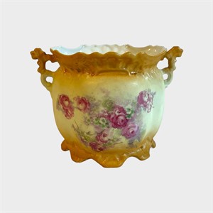 R.S. Prussia Hand Painted Jardiniere