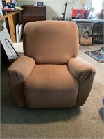 Rocking manual Recliner with cover