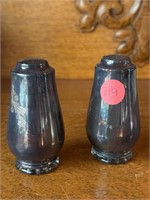 Silver Plate Salt and Pepper Shakers (china hutch)