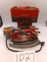 Sunbeam Ironmaster iron, Boston Pencil Sharpener