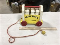 Vintage Playskool Dairy Wagon