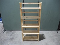 WOODEN BOOKCASE 62 3/8" X 27 5/8" X 11.5"