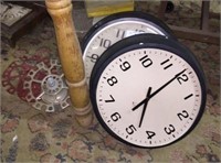 School House Wall Clocks, Rubber Stamp
