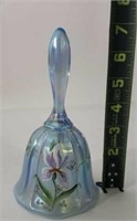 Fenton Handpainted Glass Bell