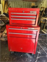 2 piece Craftsman tool box with keys- contents