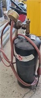 Prest-O-Lite Torch w/ acetylene tank & gauge