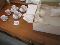 8 OCCUPIED JAPAN CUPS & SAUCERS