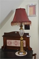 Ornate Table Lamp 30" Tall