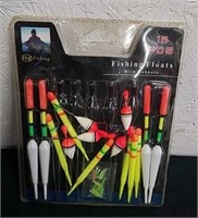 15 piece fishing floats with rubbers