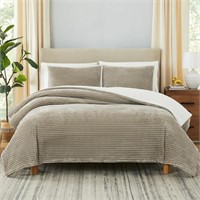 Geniospin Queen Size Sherpa Comforter Set