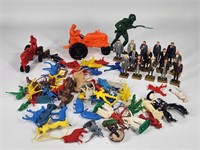 ASSORTED LOT OF PLAYSET FIGURES, MARX PRESIDENTS