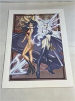 VAMPIRELLA & LADY DEATH PRINT BY SMAII DEAN