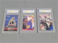 Lot Of 3 Graded Sports Cards