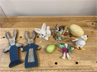 Assorted Easter Ceramic Figures