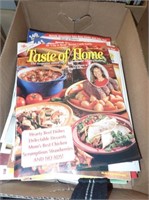 Box w/ Taste of Home Magazines