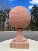 Italian Terracotta Garden Sphere