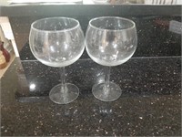 (2) Wine Glasses