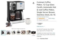 C8174 Cuisinart Coffee Maker 12-Cup Glass Carafe