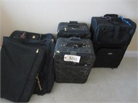 Assorted luggage pieces
