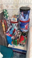 Christmas Paper, Bags, Tins, Card Holder, & More
