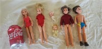 1970's Mattel Sunshine Family Dolls