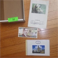 VINTAGE FOREIGN MONEY, STAMPS & COINS