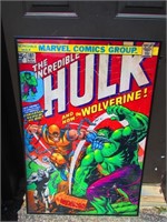 Vintage Hulk Comic Poster 24 x 36"