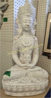 Bali Goddess Resin Garden Statue 29" Tall