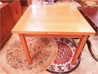 Light wood Gangso table with pull-out