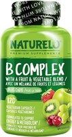 NEW  NATURELO Vitamin B Complex-120 V-Cap