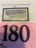 VIETNAM VETERANS MEMORIAL 1984 STAMP