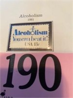 ALCOHOLISM  You Can Beat It STAMP 1981