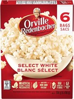 Orville Redenbacher Popcorn, Select White, 6 Count