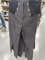 Ladies grey and black semi stretch pants
