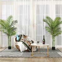 Artificial Palm Tree Set of 2