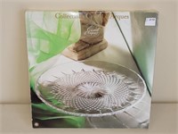 NEW CRYSTAL D'ARQUES 12.5" CRYSTAL PLATTER