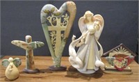 Enesco Take Heart & Foundations Angel Figurines