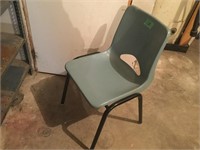 Blue Plastic Chair