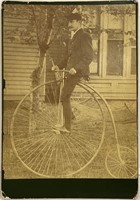 Antique Boneshaker Bike or Penny-Farthing Photo