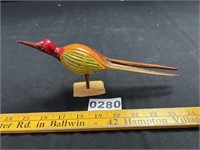 Wood Bird Figurine