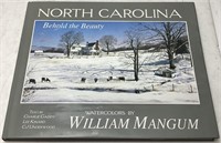 WILLIAM MANGUM WATER COLORS NORTH CAROLINA BOOK