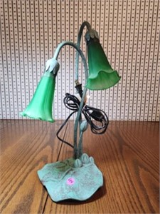 Green Flower Lamp