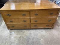 Oak dresser 58” long 30” tall