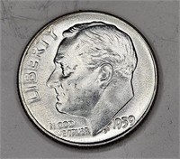 1959 BU Roosevelt Dime