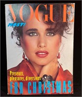 Vogue Magazine December 1982 Andie MacDowell